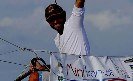 benoit marie vince la mini transat 2013