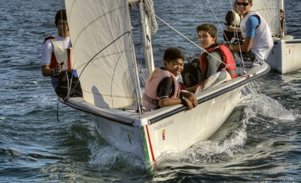 anzio prima manche del campionato invernale derive catamarani