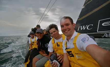 volvo ocean race il primo onboard reporter tom bushell