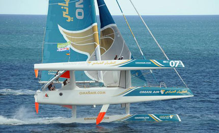 oman sail sidney gavignet alla route du rhum 2014