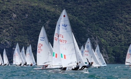 regata nazionale 470 in testa falcetelli bernard