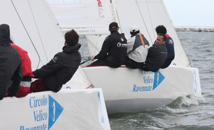 michele ivaldi vince lo spring match race di marina di ravenna
