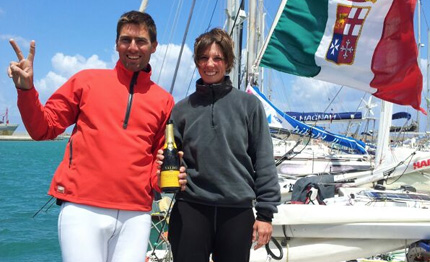 transtyrrhenum 650 podio per il mini della marina militare