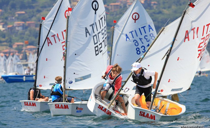 optimist vincenzo rubino attilio borio la iii tappa del trofeo kinder