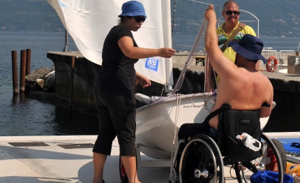 sul garda si corre il tricolore della vela accessibile