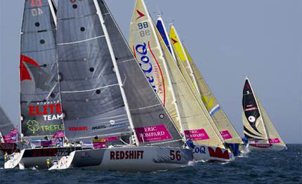 solitaire du figaro partita la 3a tappa da roscoff les sables olonne