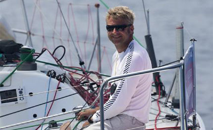 solitaire du figaro yann elies in testa verso les sables olonne