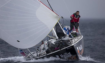 solitaire du figaro in testa corentin douguet