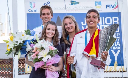 cervia chiuso il mondiale juniores 470