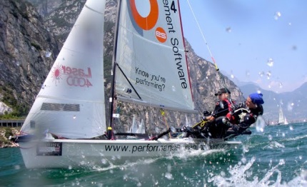 europeo laser 4000 primo giorno di regate sul garda
