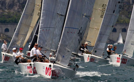 riva del garda parte il act delle audi tron sailing series