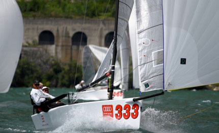 melges 20 out of reach vince riva del garda