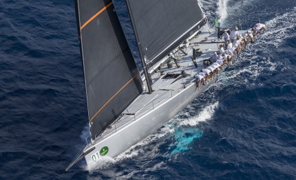 porto cervo finale fantastico per la maxi yacht rolex cup