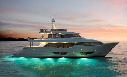 cannes ferretti custom line navetta