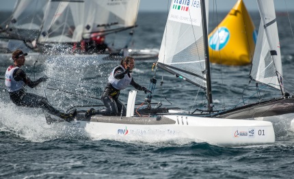 la settima giornata dei mondiali classi olimpiche
