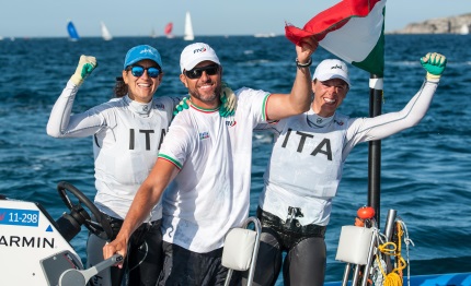 mondiali classi olimpiche conti clapcich conquistano la medaglia santander