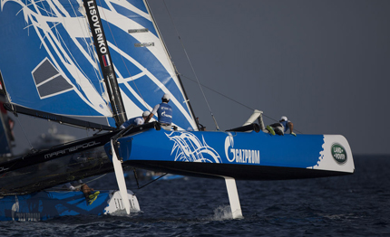 nizza extreme 40 in testa realteam nel giorno di regate