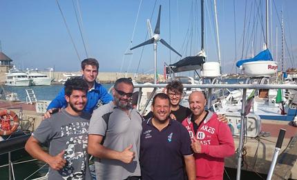 middle sea race da malta un saluto di sergio frattaruolo matteo miceli