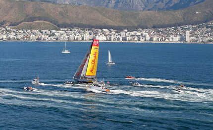 volvo ocean race abu dhabi primo cape town per soli 12 minuti