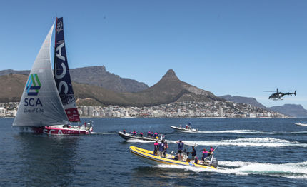 volvo ocean race terminata la tappa con team sca che beffa mapfre