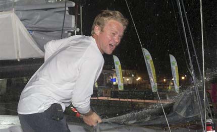 route du rhum in class 40 vince alex pella