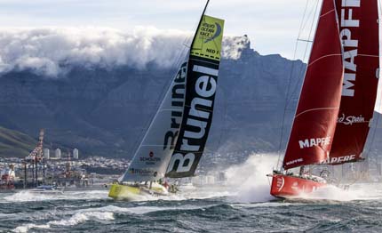 vor condizioni orrende nella prima notte di regata