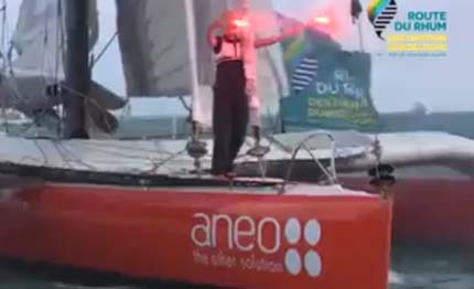 route du rhum arrivo intervista della vincitrice della classe rhum anne caseneuve