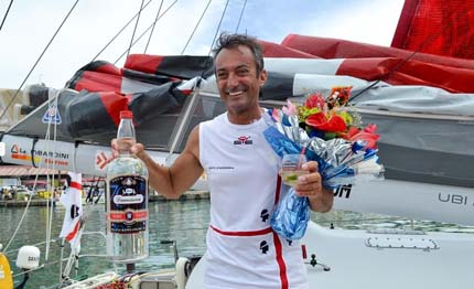 route du rhum secondo posto in classe rhum per andrea mura
