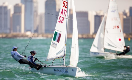seconda giornata di regate all isaf world cup final di abu dhabi