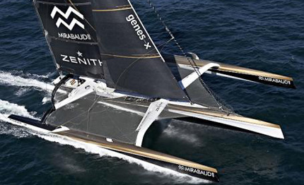 spindrift fuori dalla transat jacques vabre