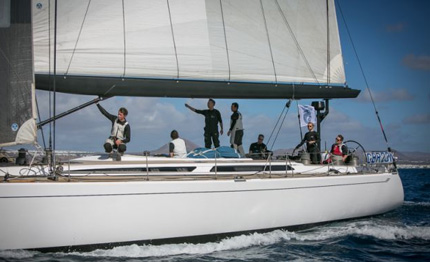 rorc transatlantic race line honours vanno al maxi lupa of london