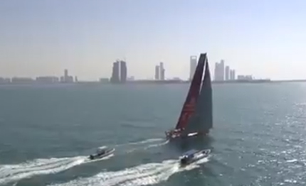 video volvo ocean race le immagini piu spettacolari della 2a tappa