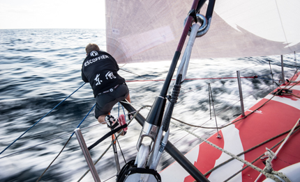 volvo ocean race dongfeng sempre leader