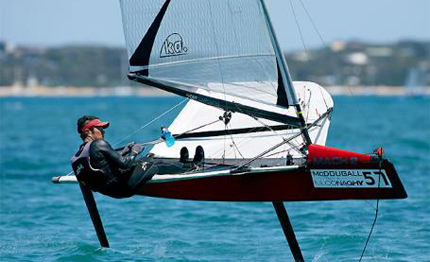 mondiale moth hiroki goto vince la sola manche del giorno