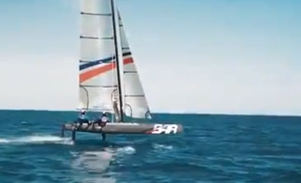 america cup ben ainslie il primo team navigare alle bermuda video