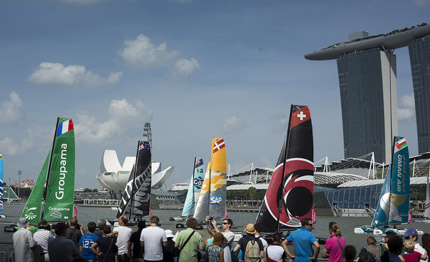 extreme 40 singapore debutta team italia con lorenzo bressani