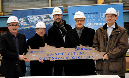 crociere royal caribbean inizia la costruzione della quarta nave della classe oasis