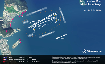 volvo ocean race domani la in port race sanya domenica si parte per auckland