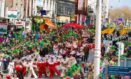 dublino pronta festeggiare san patrizio 2015