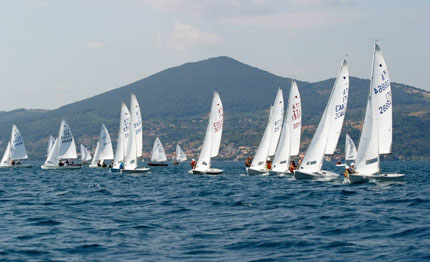 santa marinella prima prova del campionato regionale laser