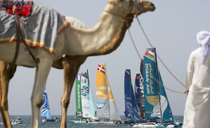 extreme 40 team di oman sail puntano in alto nelle acque di casa