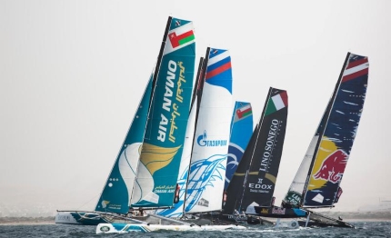 extreme sailing series lino sonego team italia contro le onde