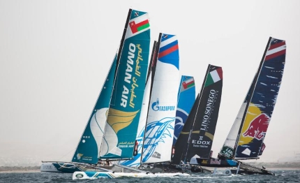 extreme sailing series lino sonego team italia vince una prova di giornata