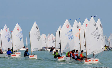 termoli esordio con poco vento per il trofeo optimist italia