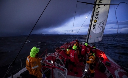 volvo ocean race dongfeng raggiunge ushuaia abu dhabi prende la testa
