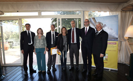 canottieri aniene presentata la lunga bolina trofeo dhl