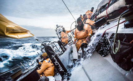 volvo ocean race sprint finale verso itajai