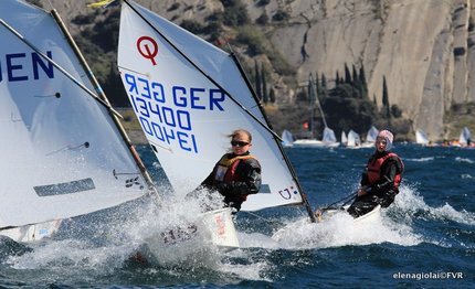 garda optimist dopo regate in testa il romano sepe
