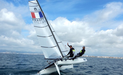 princess sophia nacra 17 franck cammas sur le podium