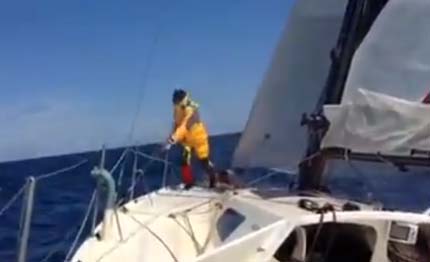 video bordo con gaetano mura da cala gonone riva di traiano per la roma per